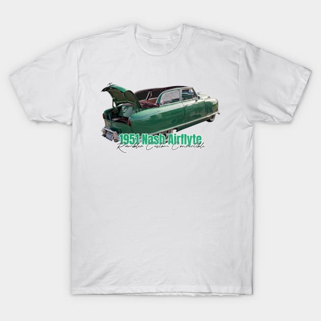 1951 Nash Airflyte Rambler Custom Convertible T-Shirt by Gestalt Imagery